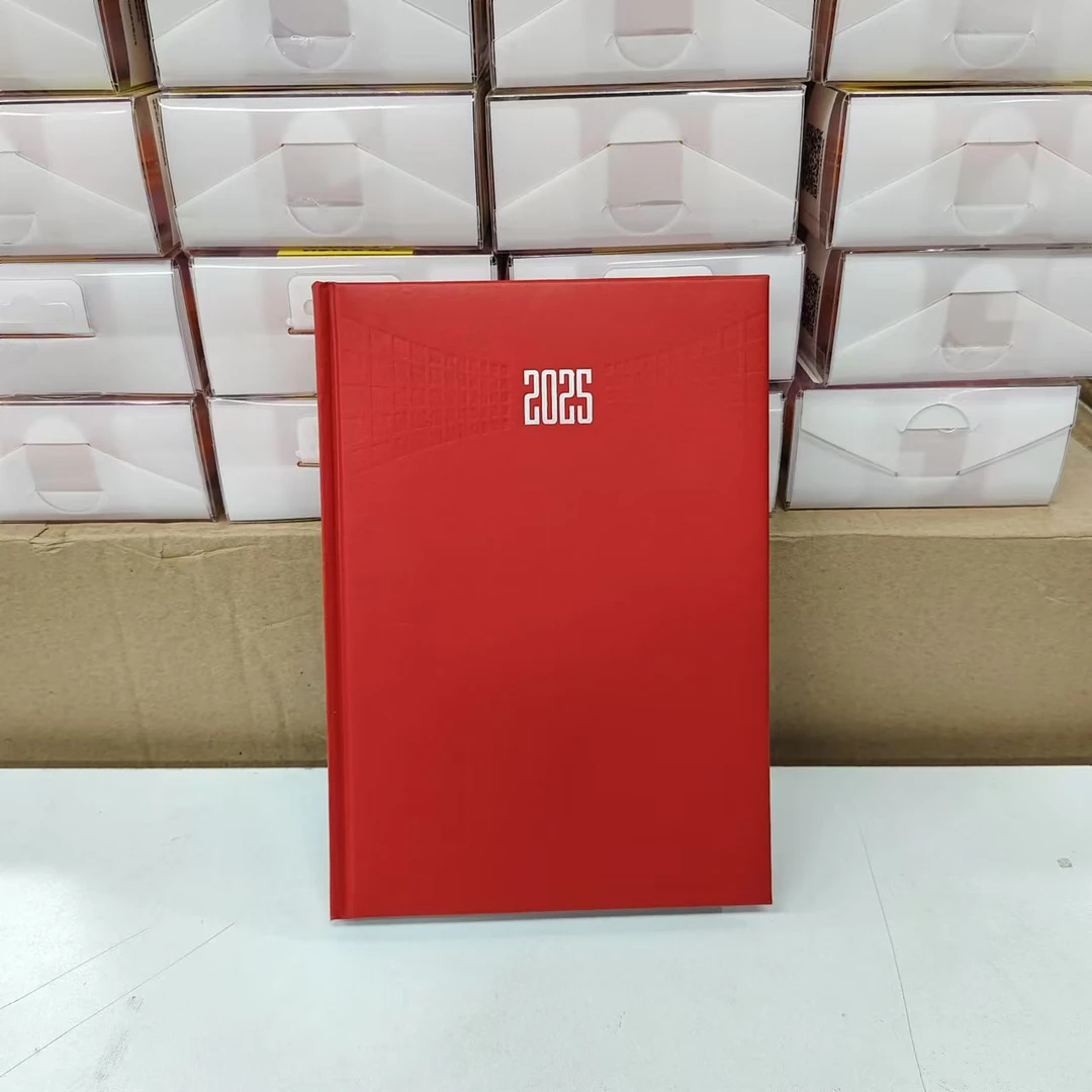 A5笔记本2025商务简约纯色笔记本