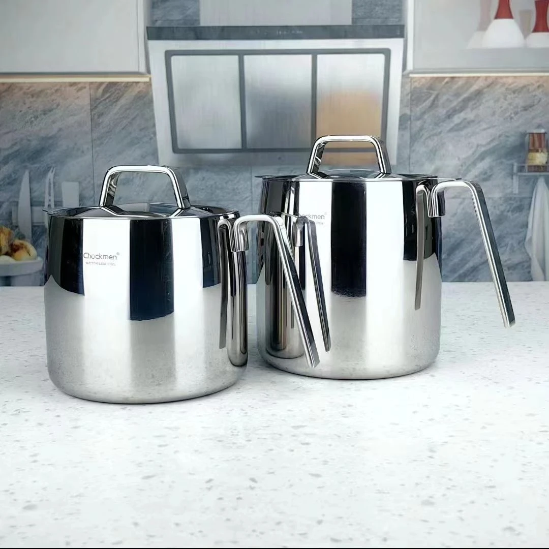 Chockmen卓德铭18/10不锈钢厨房多用滤渣油壶1.5L  2.0L