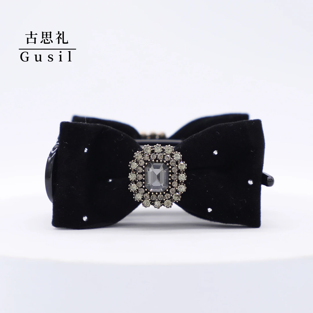 G159【黑茶】黑色精致时尚丸子夹GS4796-ZZ