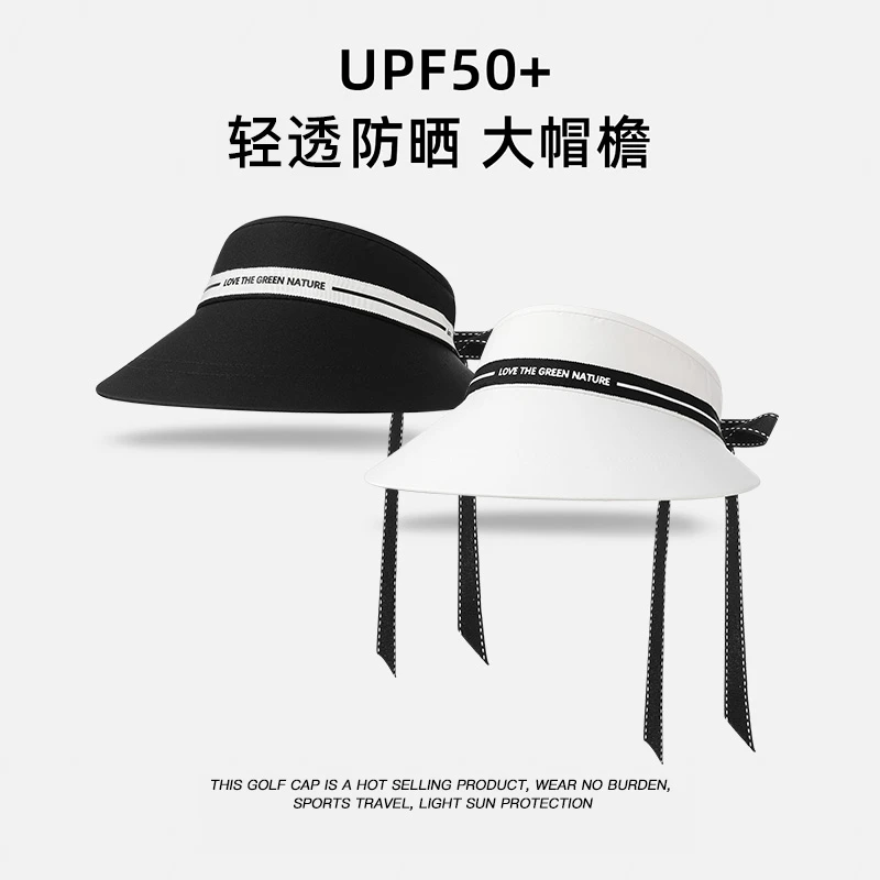 SwanLovegolf2022秋季新款高尔夫球帽可调节大檐帽防紫外线运动帽