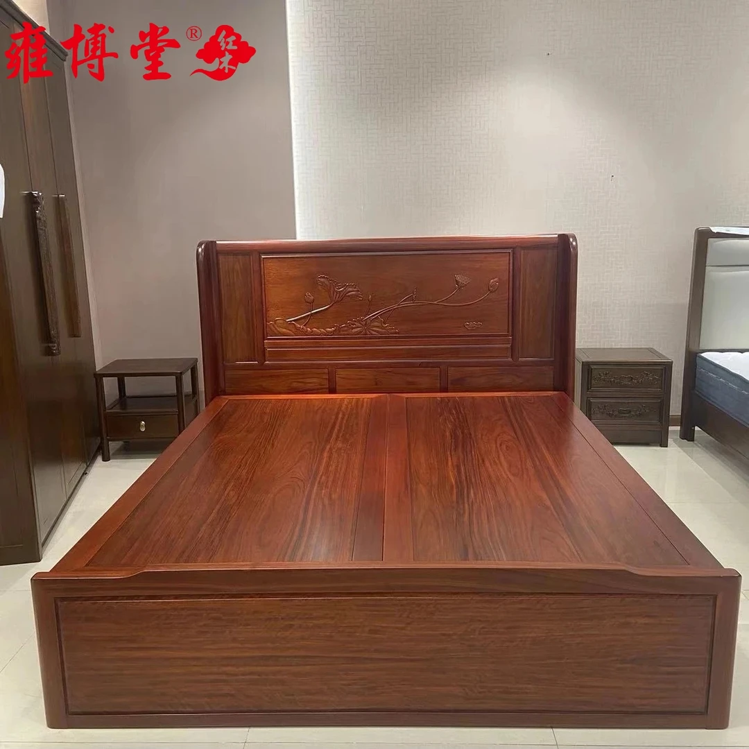 堂哥唯唯推荐 荷香高箱床 储物床实木大床大板高箱离地40