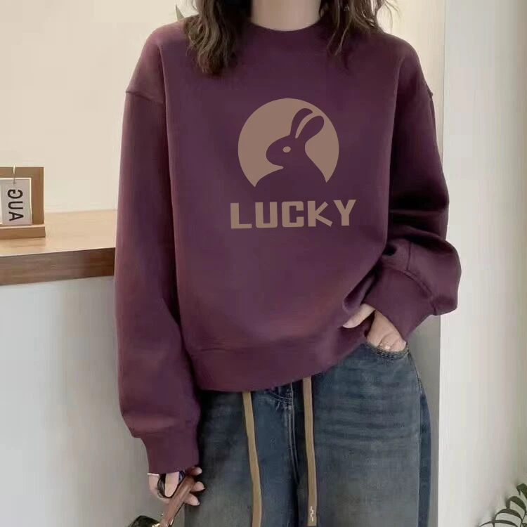 华棉卫衣女士春秋冬季新款韩版小个子短款上衣洋气时尚长袖女装潮