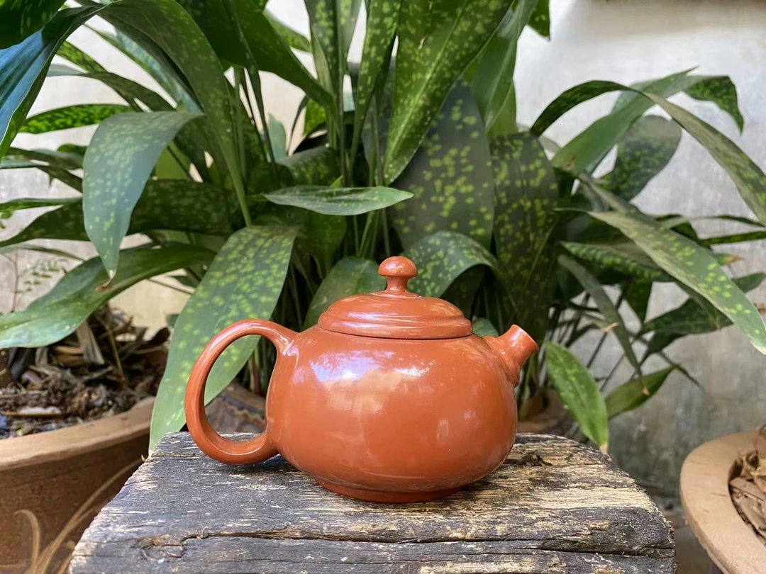 云南建水紫陶全手工制作无釉手工抛光镜面无尘壶 素壶天花板系列