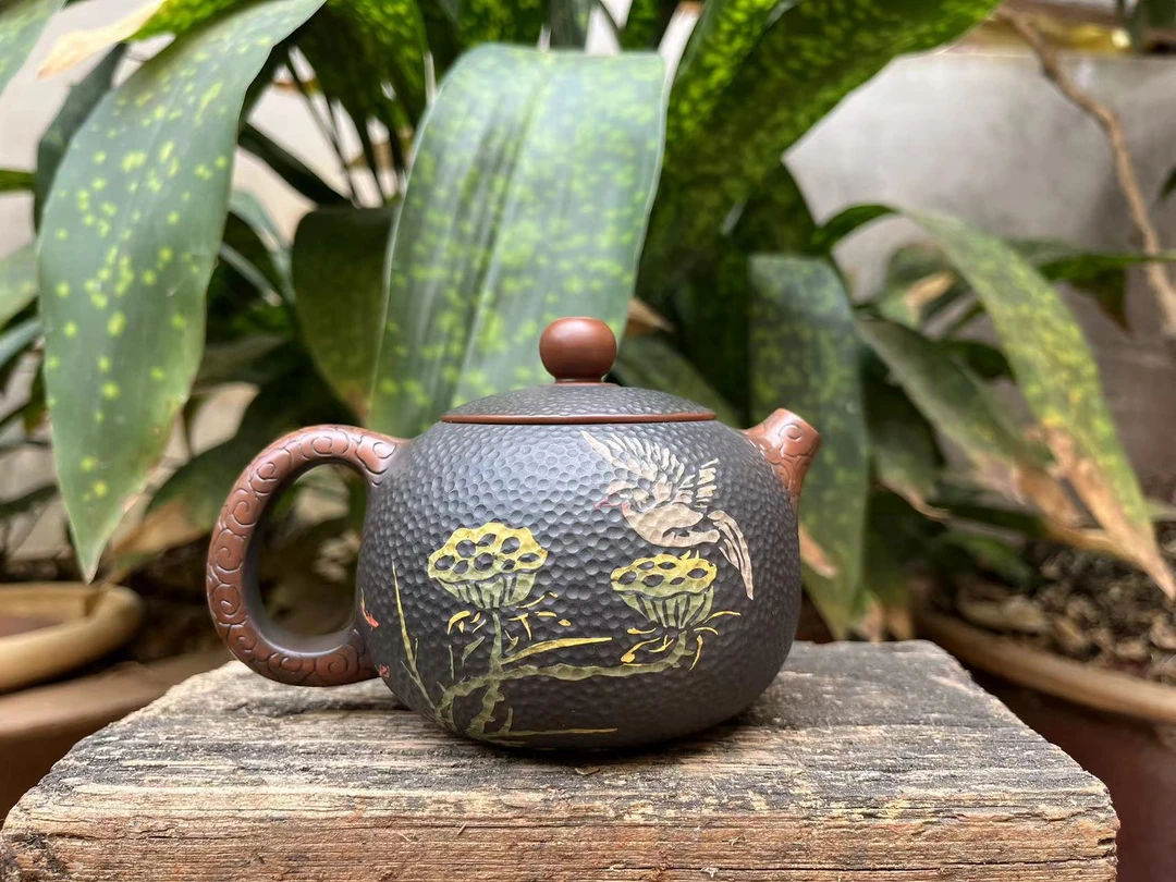 云南建水紫陶代表性工艺阴刻阳填，无尘壶，西施壶，石瓢壶，人气新品