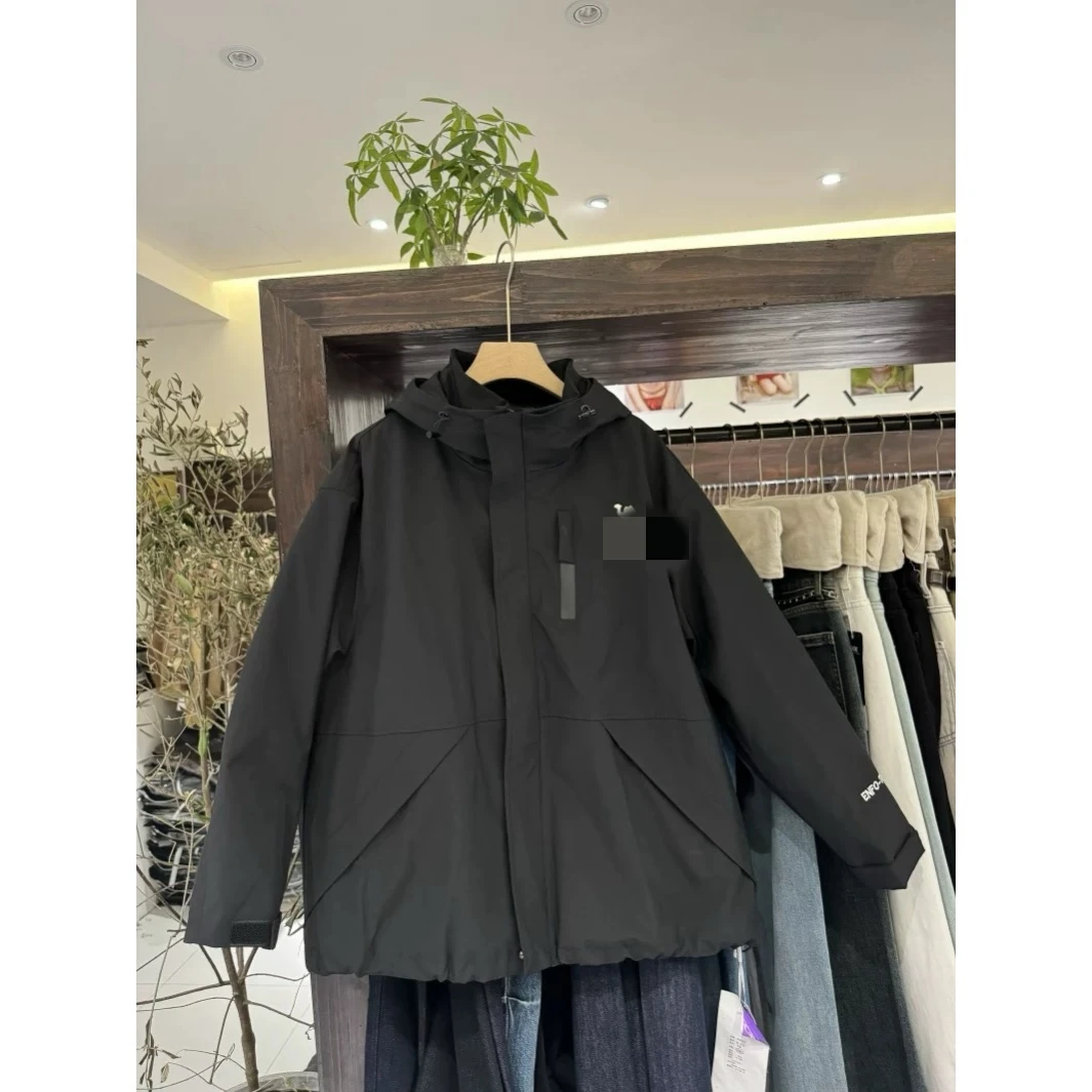 D307-黑色-设计师款-羽绒服白鸭绒休闲时尚百搭