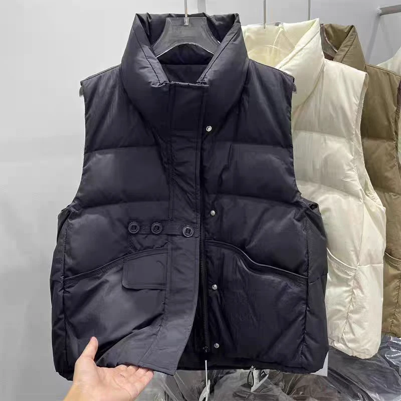 D320-黑色-设计师款-羽绒服白鸭绒休闲时尚百搭