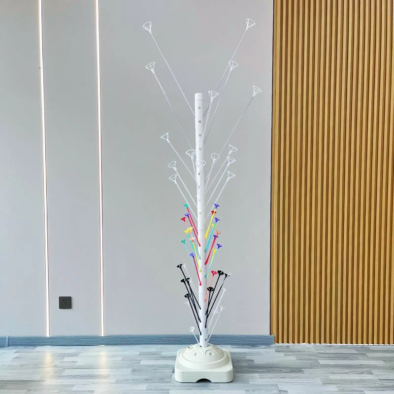 气球架子 夜市街卖插放汽球的柱子落地展示架撑杆摆摊树饰