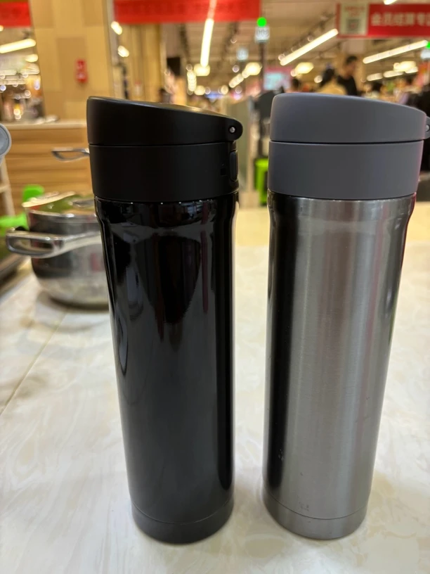 430ML都市暖心保温瓶开合易按键