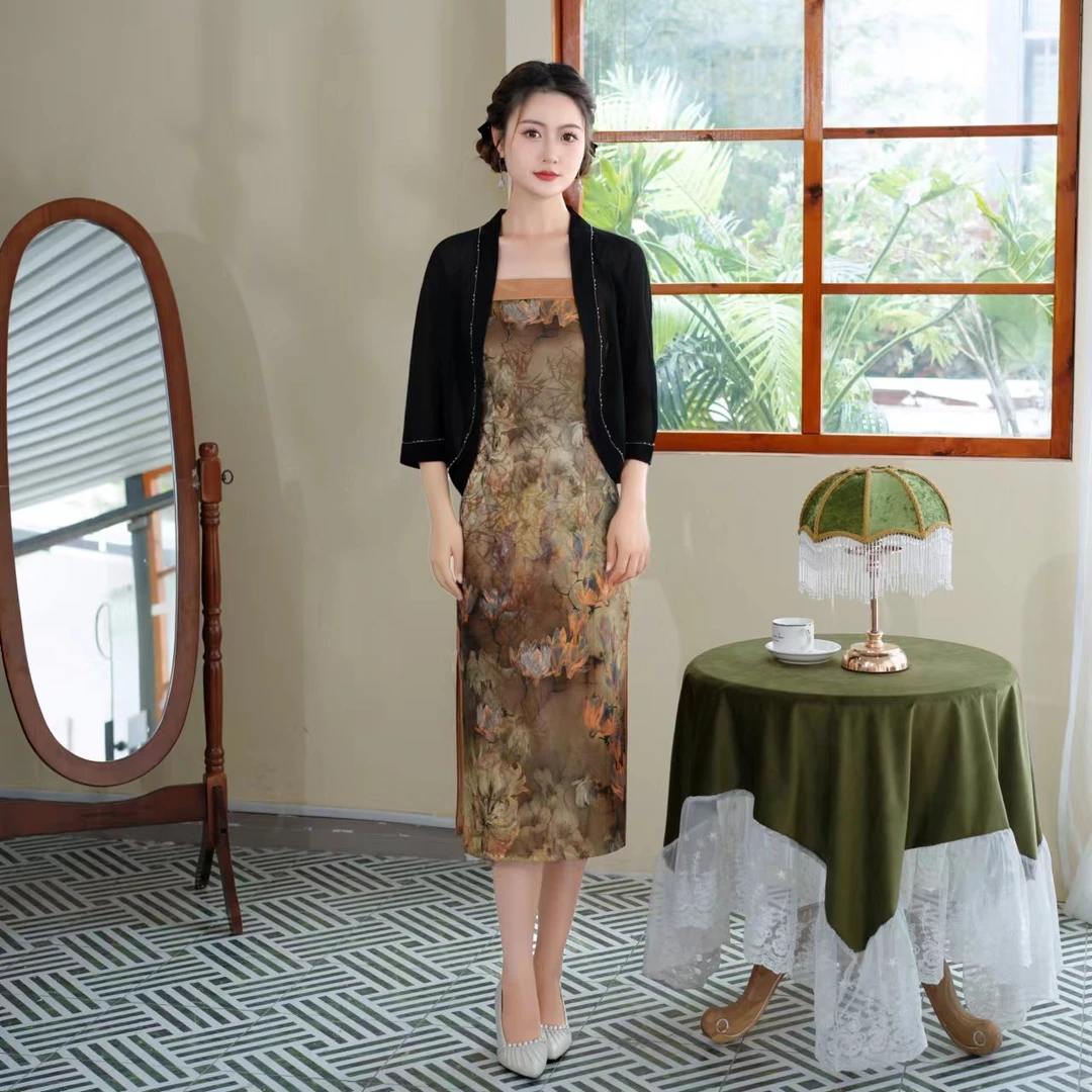 气质时尚百搭夏季复古短款披肩大码PJ7112