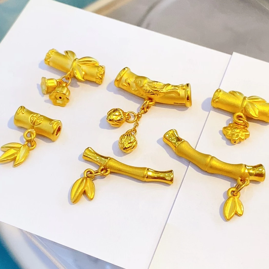 足金999竹节弯管长（多样性发一）