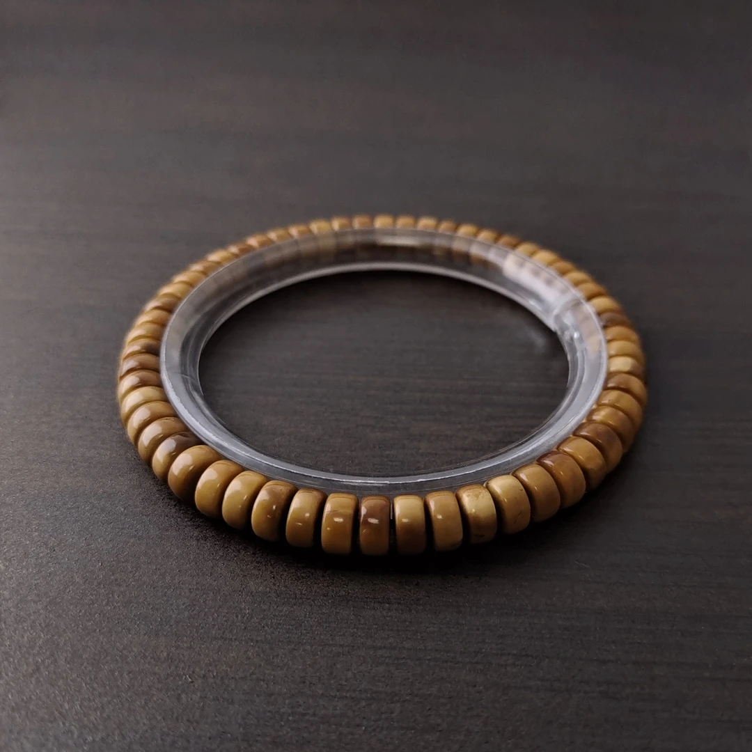 S0330-4库克药片7mm单圈文玩懒人手串