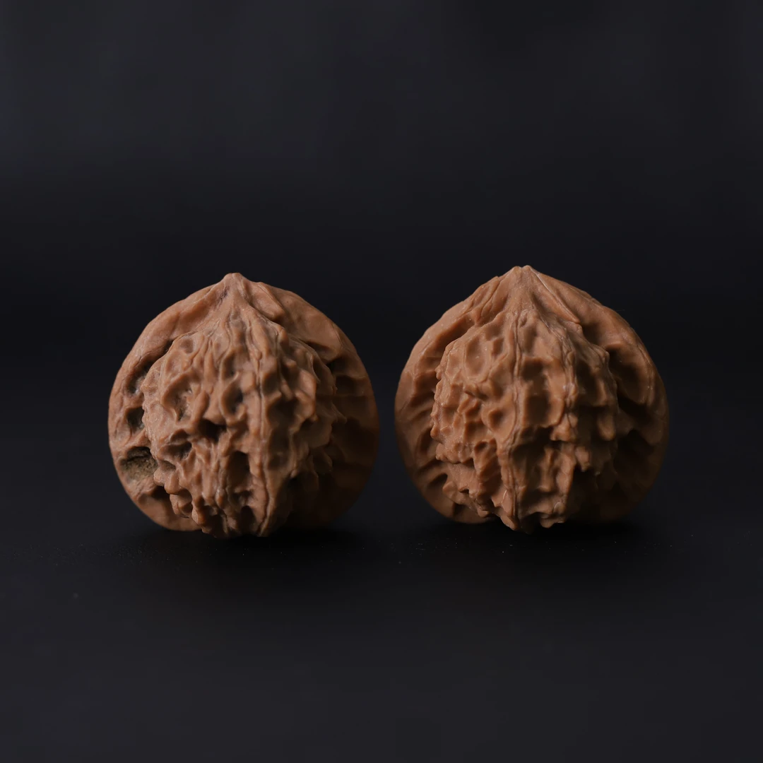 YC1123-17 【精对山地龙鳞】涞水溯源核桃专场文玩核桃手把件