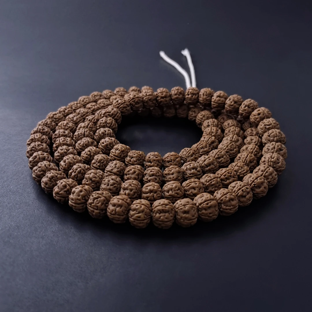 S7956【老树王】小定制级老树南瓜双龙纹小金刚108长串（送工具）