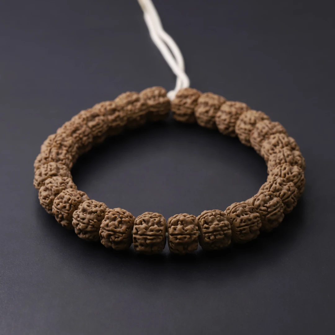 S7947【镇罪】 小定制精选老树藏式盘龙小金刚单圈手串（送工具）