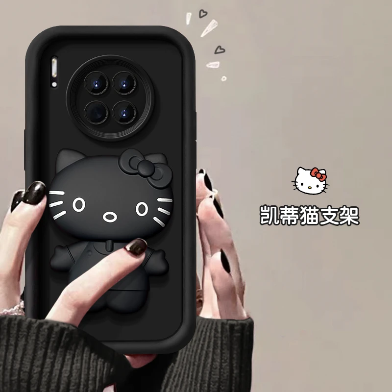 适用于华为mate30/30pro磨砂kt支架女款全包防摔手机壳