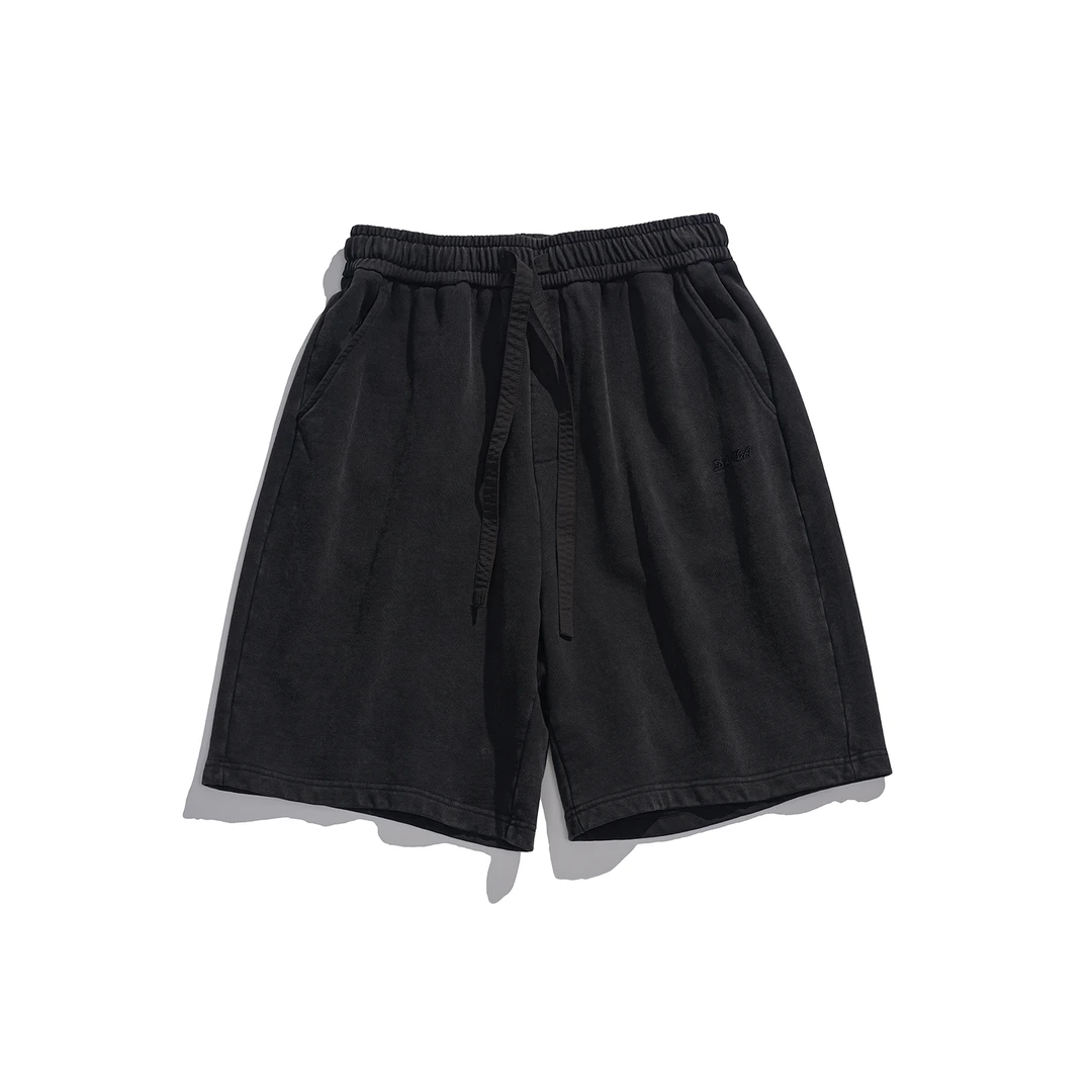 dfsea 白标 450g高密细毛圈小鱼鳞 重磅水洗卫裤短裤