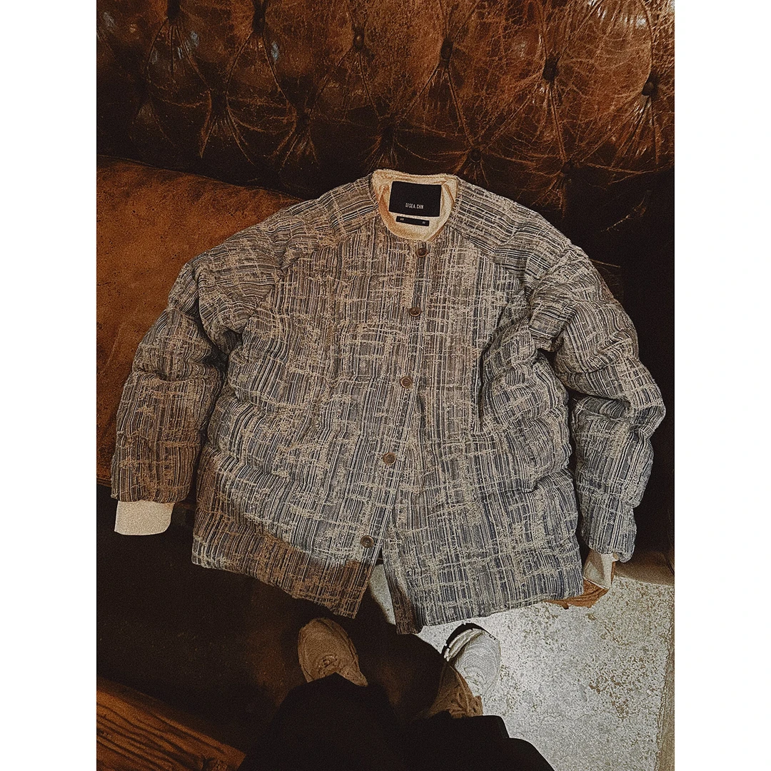 DFSEA 【蓝标】 蓝寂 定制面料 95白鸭 羽绒服外套