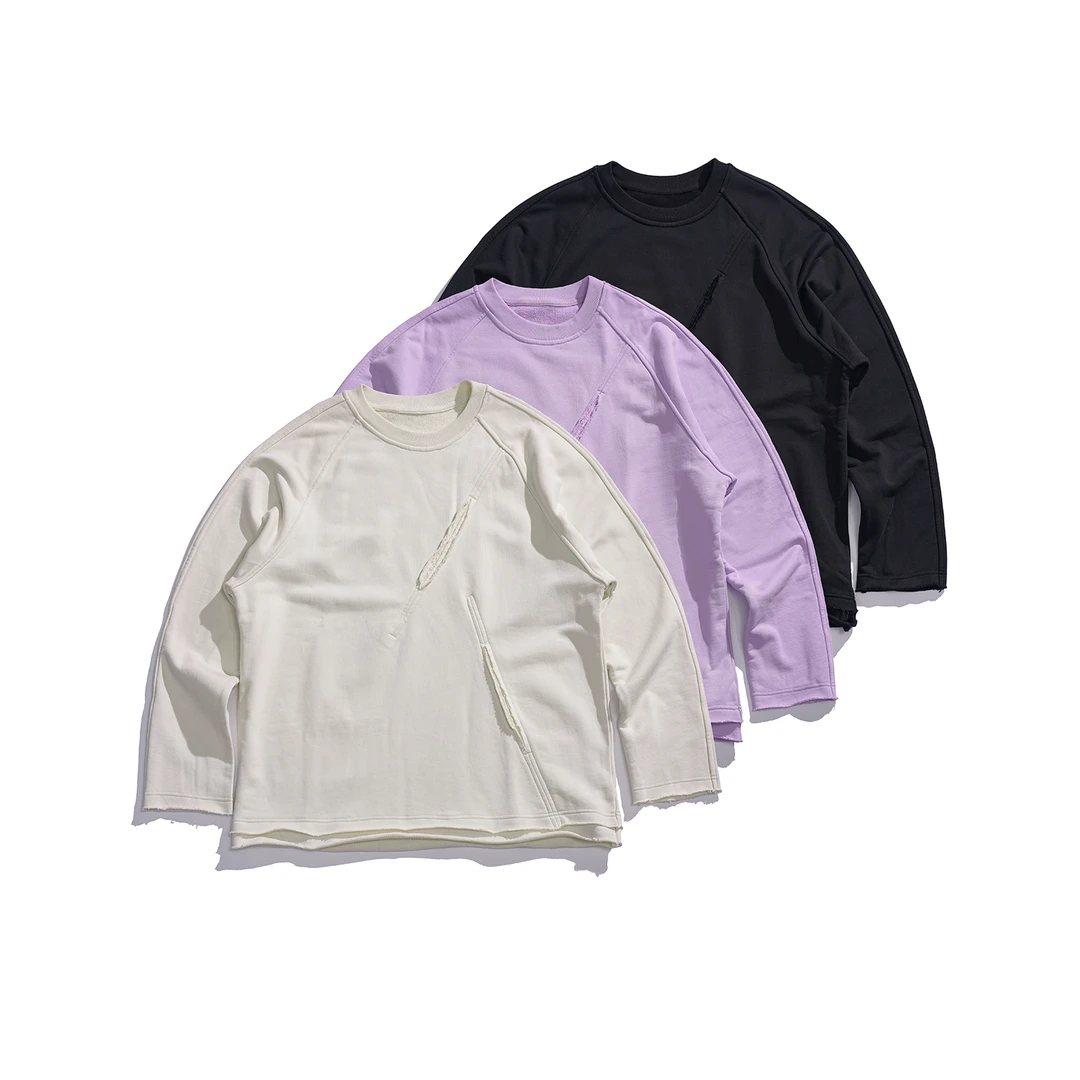 【双11】【偏大拍小一个码】 限定紫罗兰 不规则破坏卫衣