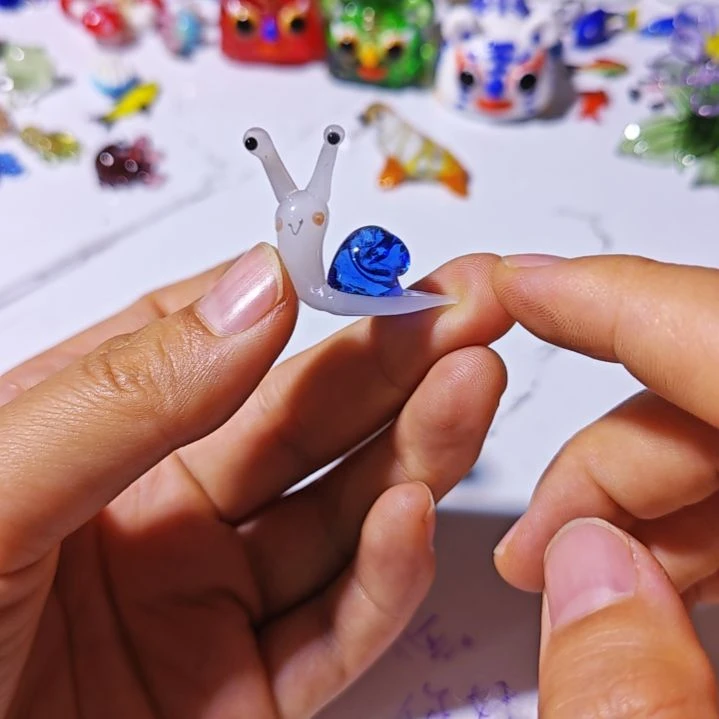 琉璃手工艺品蜗牛