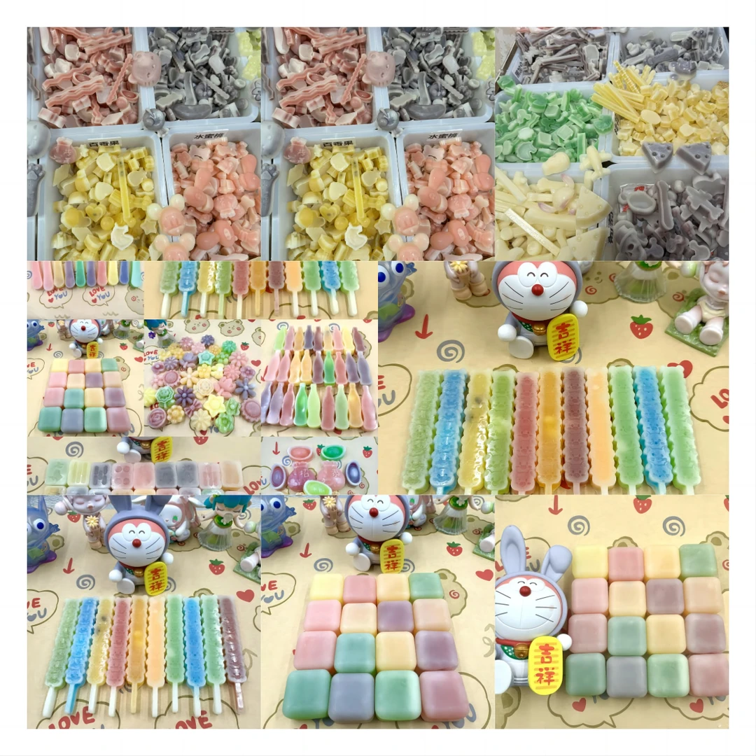 【特价】混合搭配 蜡皮爆浆 蜡瓶采用蜂蜡纯手工制作可当摆件