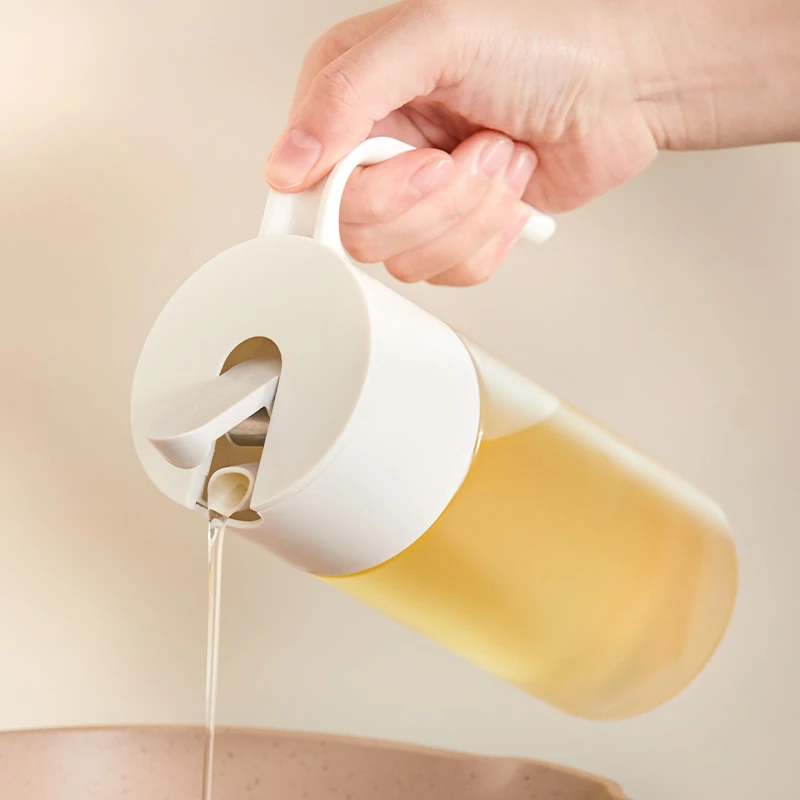 玻璃油壶自动开合日式装油大容量抗菌防漏倒油瓶酱油瓶油罐不挂油