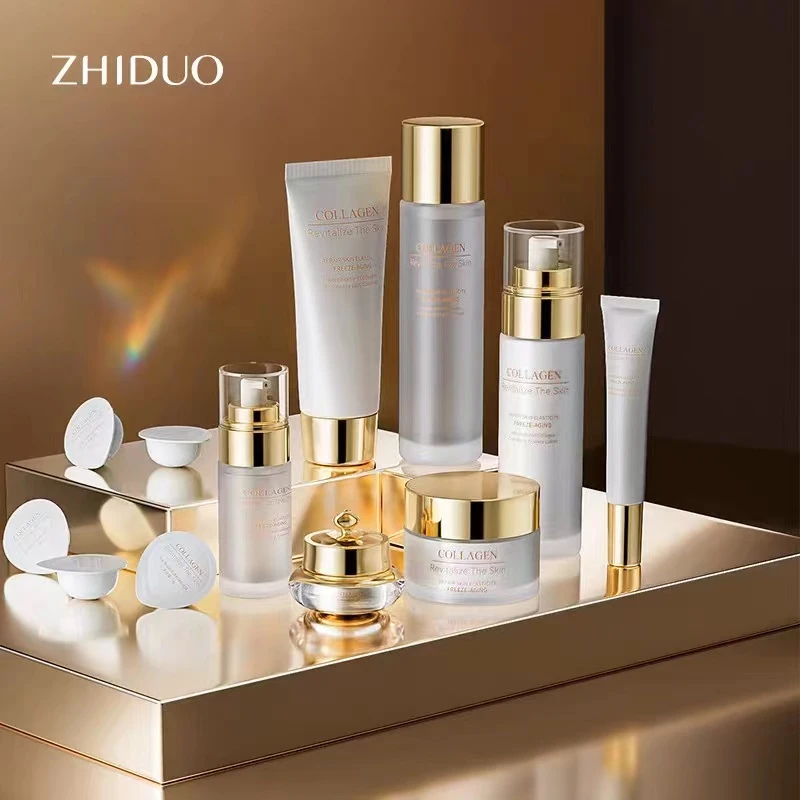 致朵重组胶原冻龄贵妇护肤品套盒补水保湿收缩毛孔细腻嫩滑