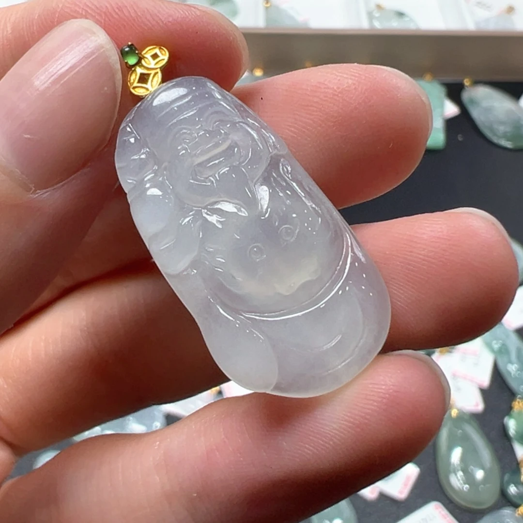 【闪购商品】翡翠颈饰18K金镶嵌翡翠