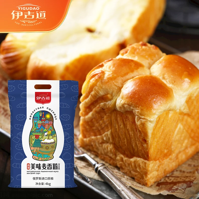 YIGUDAO AGRICULTURAL/伊古道美味高筋麦香粉家用面粉包子馒头