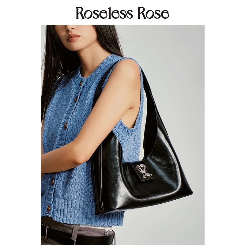 Roseless软软包2023年秋季新款女包小众设计大容量单肩手提包