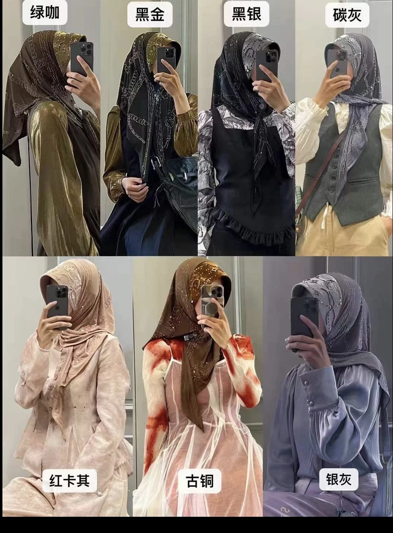 Moli莫栗头巾【三角巾】