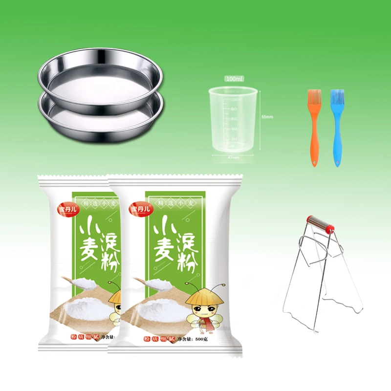 蜜丹儿 小麦淀粉500g/袋 澄粉澄面 凉皮原料粉 凉皮套装简单