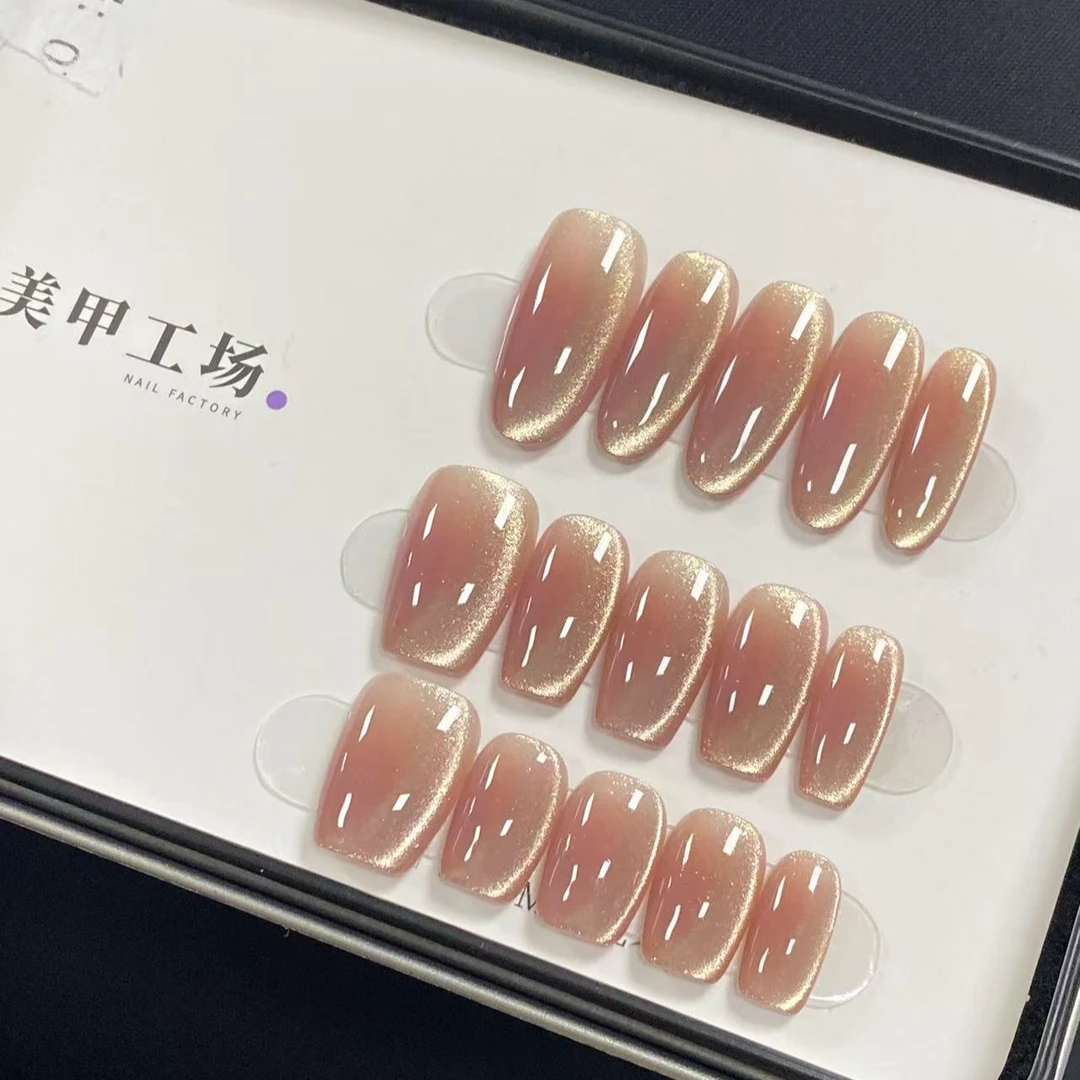 批发专属【樱桃派】纯手工穿戴甲（不含盒子，不含果冻胶，裸甲）
