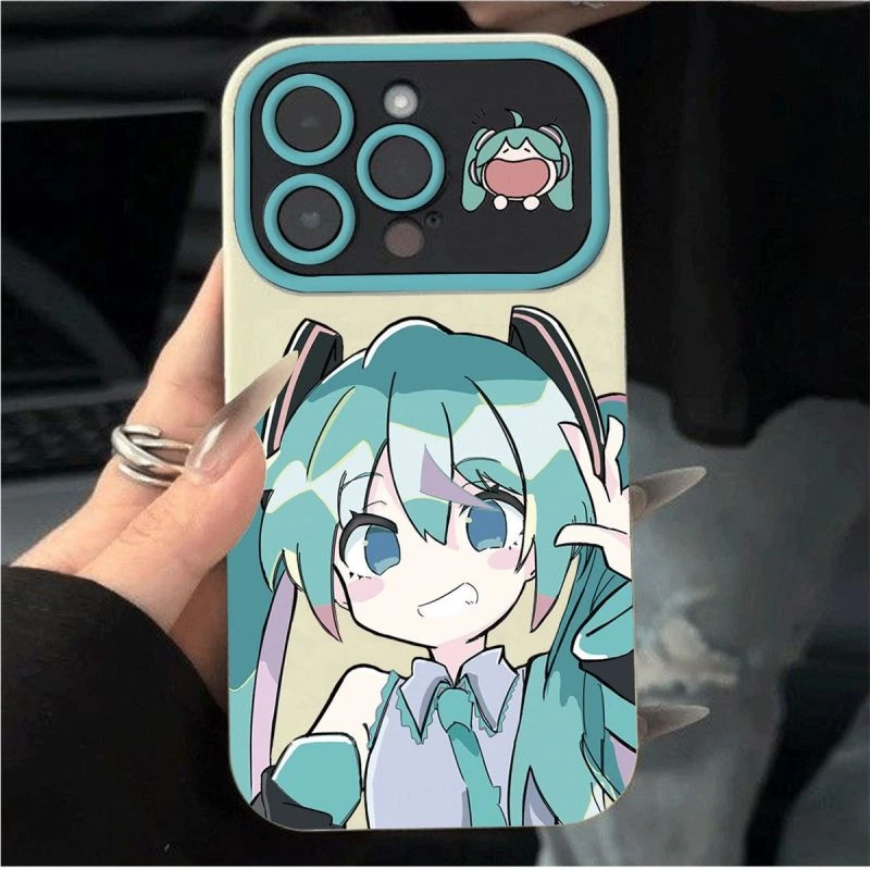 初音未来苹果14手机壳12pro max/11/xr女13iPhone6plus/7/8硅胶se