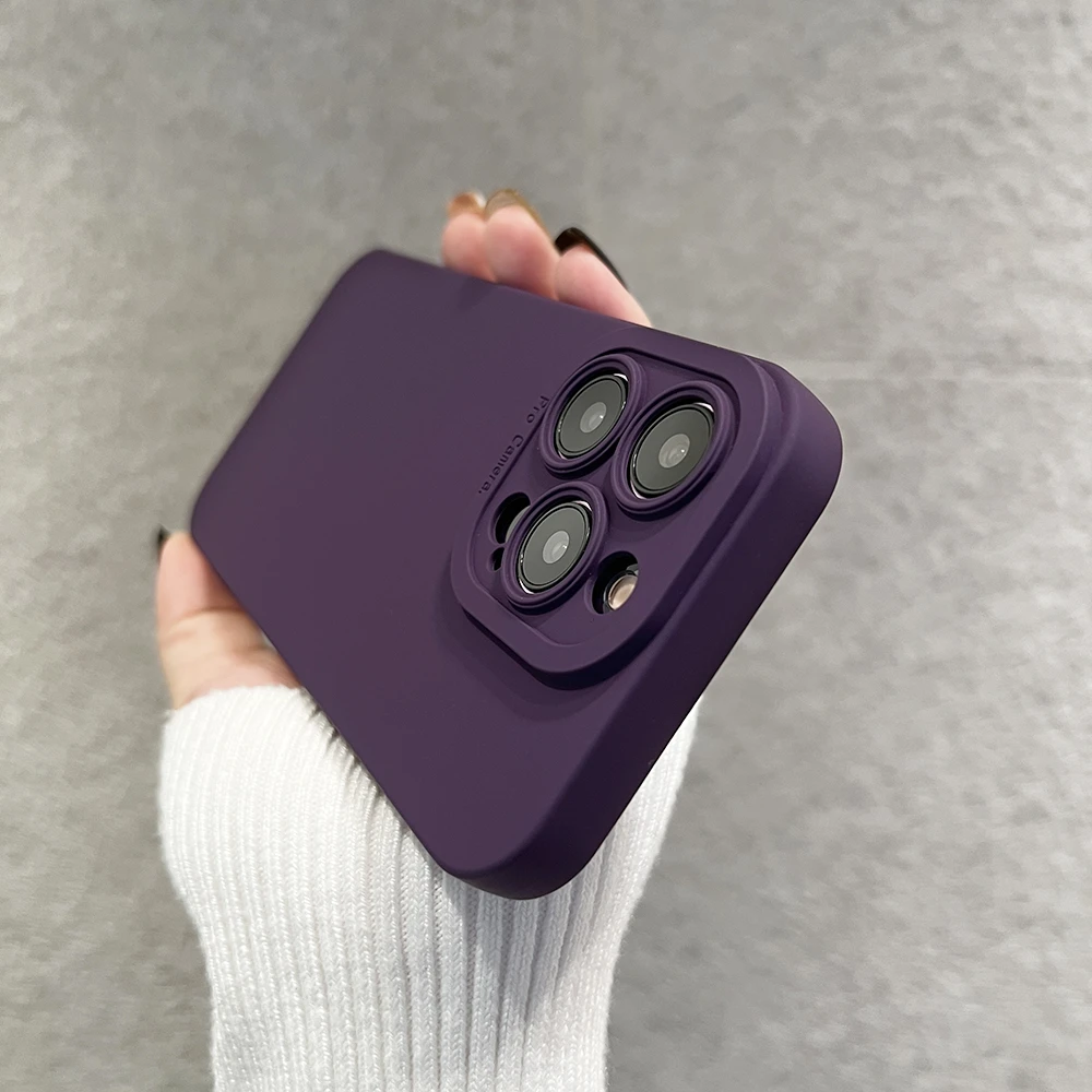 简约高级感苹果13手机壳iPhone14pro高档12软壳11/xr硅胶全包防摔