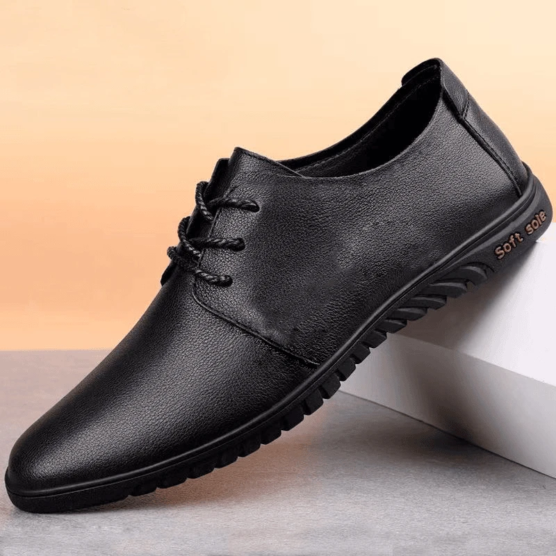 男士皮鞋男鞋休闲透气平替好物时尚百搭透气防滑软底软面鞋8308