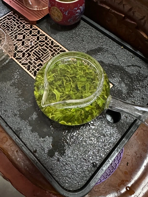 高回购款 海青绿茶露天春茶  碧螺春性价比超高 豌豆香