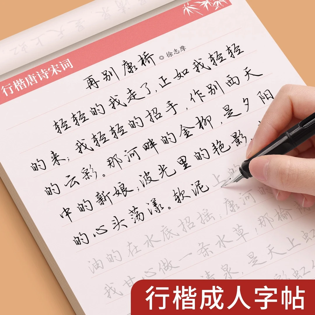 泰开心行楷字帖行书临摹学生成人公务员申论练字帖零基础入门易学