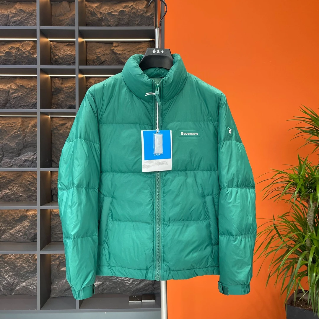 9197 冬季新款男士休闲保暖立领时尚羽服外套简约百搭