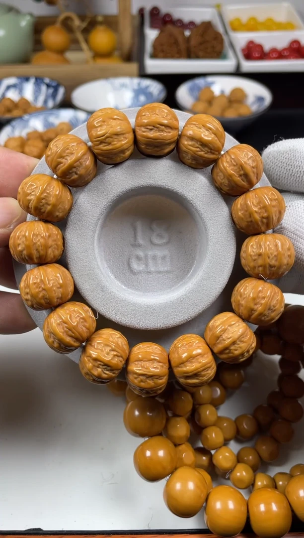 【闪购商品】猴头核桃手串全品17+大京八棱