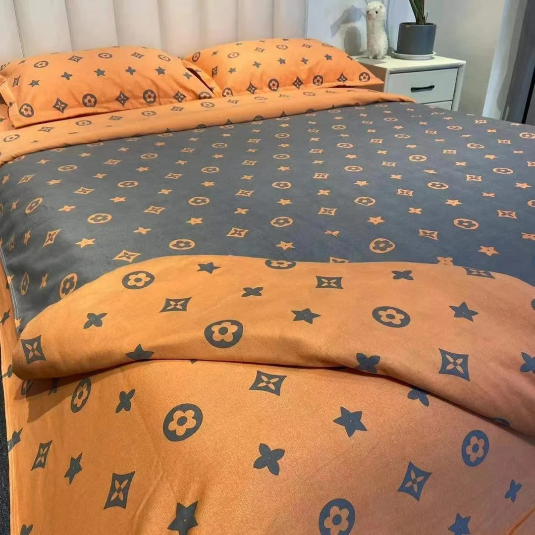 【双人被套】潮牌灰AB版 加厚斜纹面料 180*220 亲肤 保暖