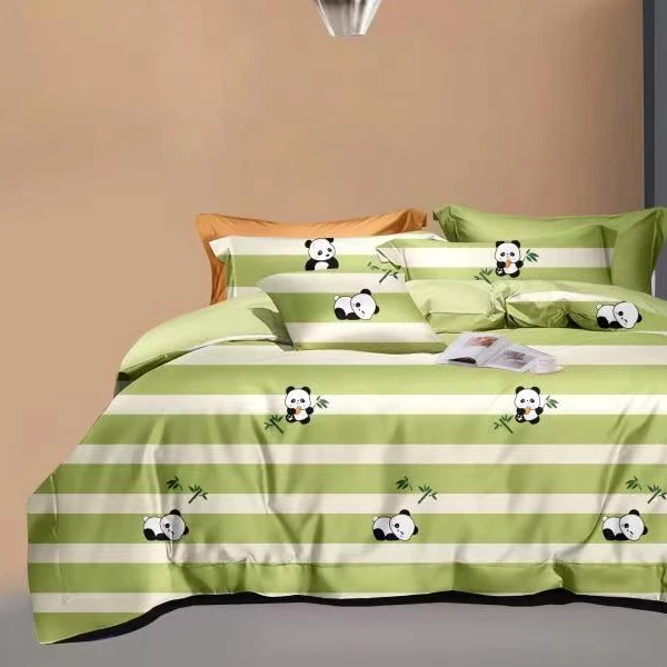 【三米布块】小熊猫  棉 手工测量 不加工 斜纹（正负5厘米）