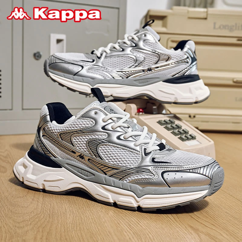 Kappa/卡帕老爹鞋秋季女鞋时尚复古运动百搭厚底ins休闲鞋子