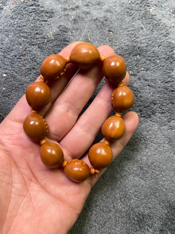 橄榄核雕十全十美生命手串