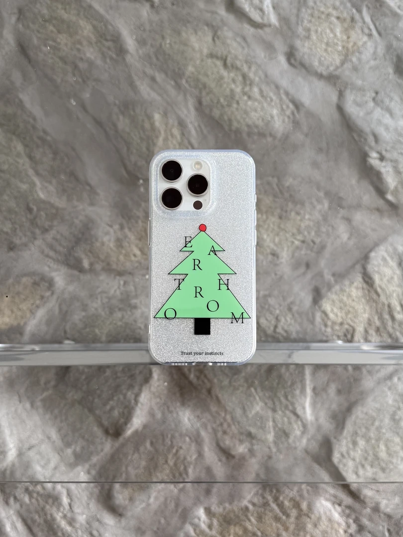 The earth room 圣诞系列 闪粉手机壳 圣诞氛围拉满imd全包手机壳