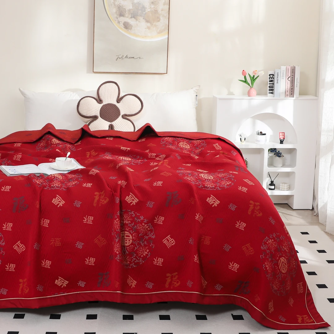 【新百福】2.3*2.5M高端A类柔软亲肤舒适透气加厚可机洗四季用床盖。