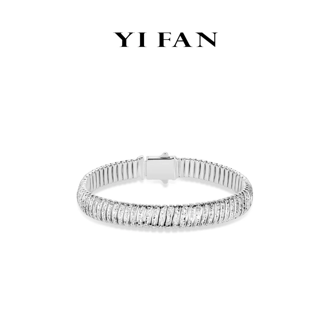 925银合成锆石手链 4339-白色满钻灵动手链