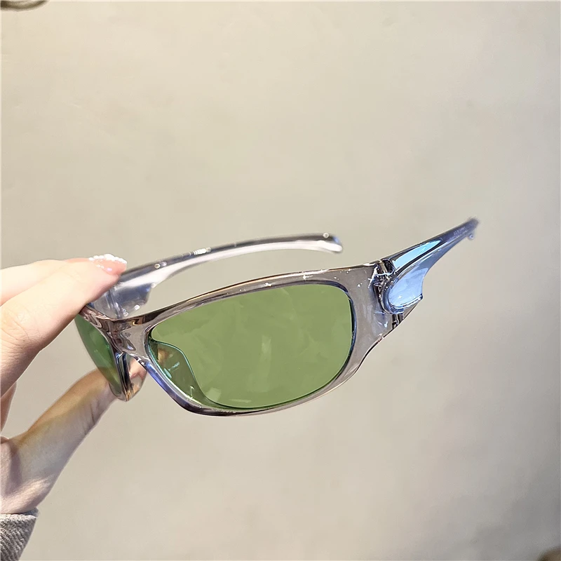 亚文化未来感元宇宙欧美街头辣妹y2k原宿千禧粉机能眼镜太阳墨镜