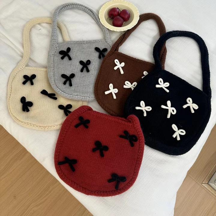 【003】韩系单肩包蝴蝶结 甜美小清新时尚秋冬洋气