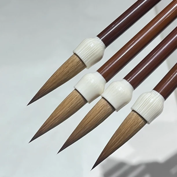 天子萬年 精品纯北尾狼嚎毛笔大号 专业行书楷书魏碑毛笔