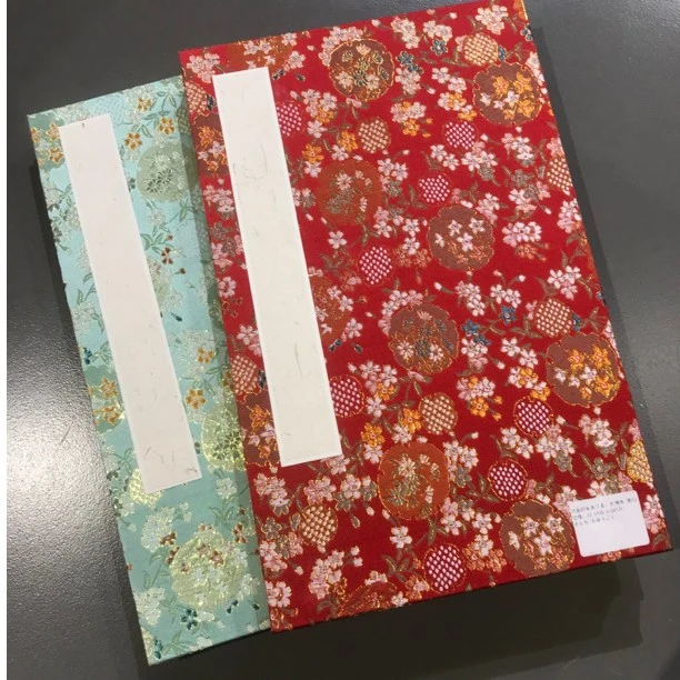 特制出口 画仙折本仿古宋锦宣纸册页 22.5x35.5 一本